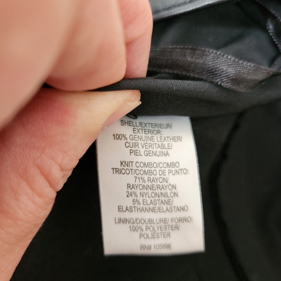 WORTH NEW YORK black stretch leather pants - Picture 8 of 14